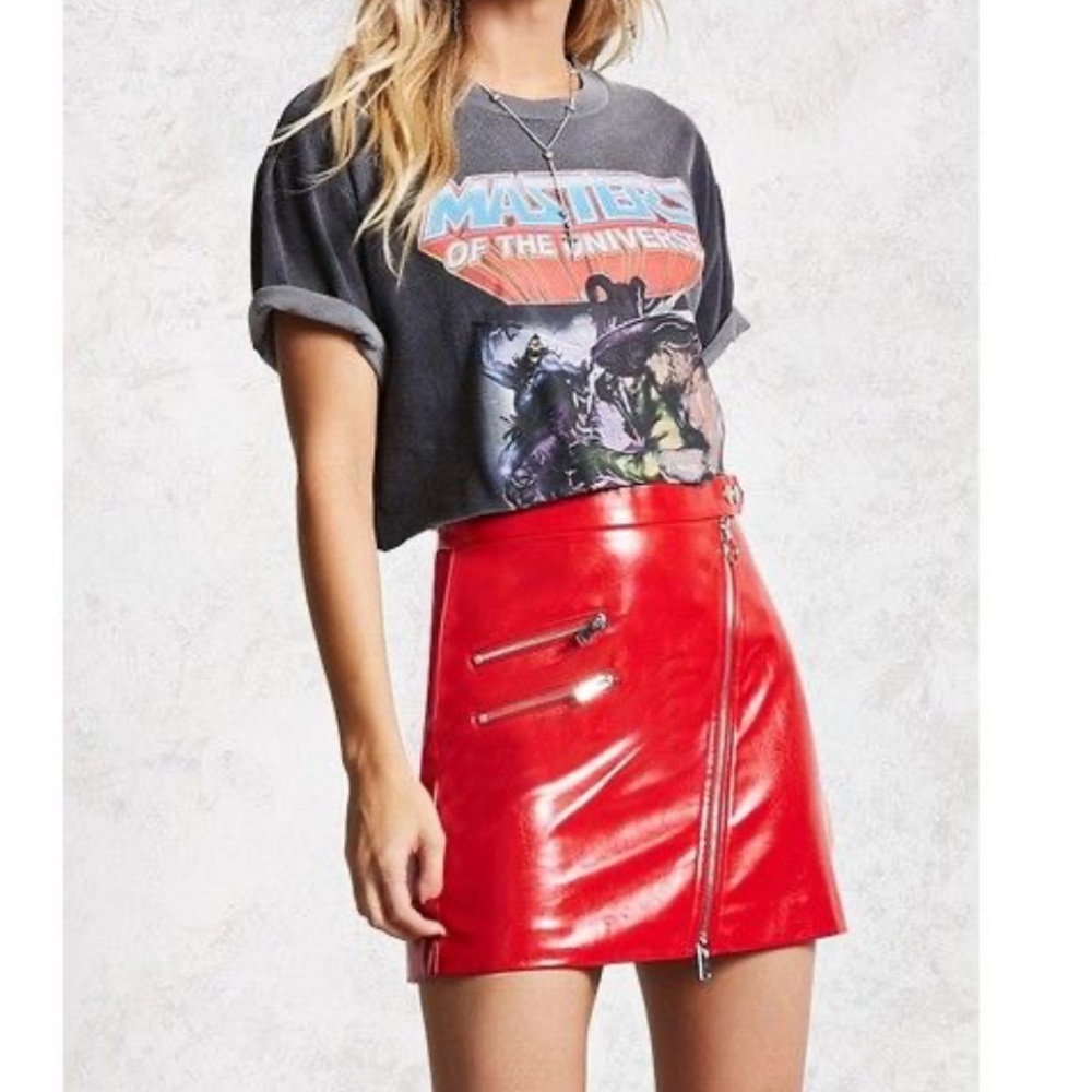 Forever 21 patent leather mini skirt!